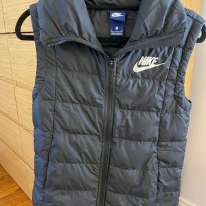 Nike Black Quilted Vest
